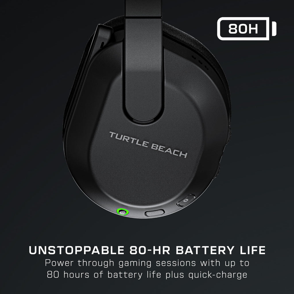 Turtle Beach Stealth 600 Black PC Wireless Gaming Headset with up to 80 hour Battery, 50mm Speakers and Bluetooth for PC, PS5, PS4 and Mobile - New
