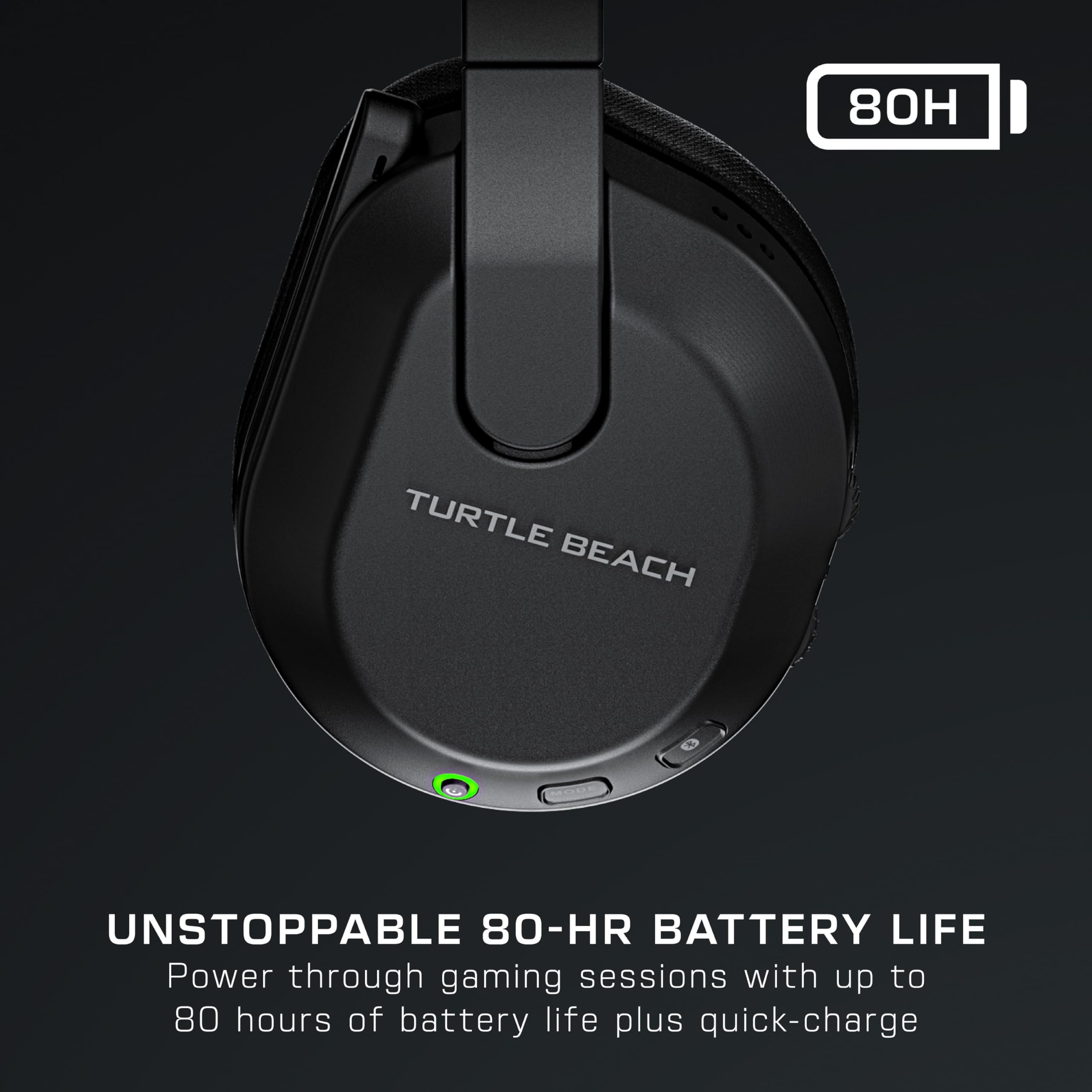 Turtle Beach Stealth 600 Black PC Wireless Gaming Headset with up to 80 hour Battery, 50mm Speakers and Bluetooth for PC, PS5, PS4 and Mobile - New
