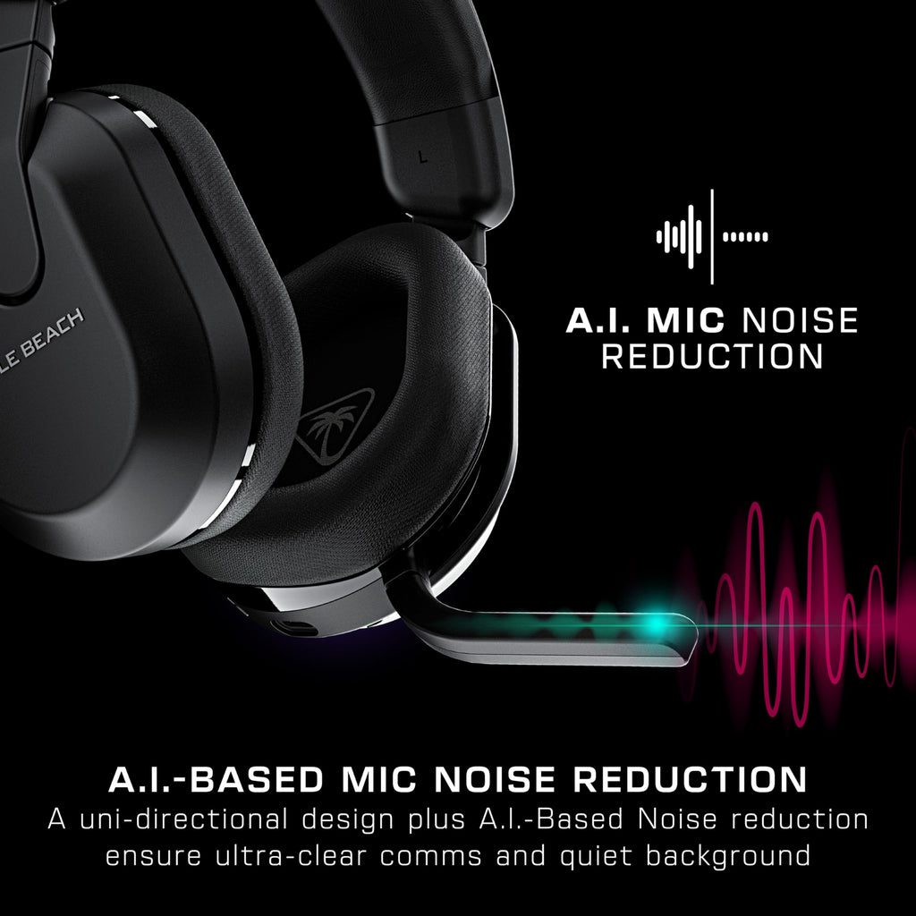 Turtle Beach Stealth 600 Black PC Wireless Gaming Headset with up to 80 hour Battery, 50mm Speakers and Bluetooth for PC, PS5, PS4 and Mobile - New