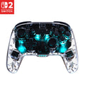 Turtle Beach Afterglow Clear Wireless RGB Gaming Controller. Officially licensed for Nintendo Switch 2 - Damaged Box