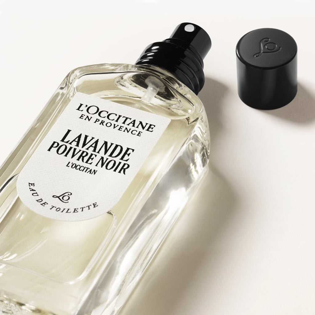 L'OCCITANE - Lavande Poivre Noir (formerly L'Occitan) Eau de Toilette - 50 ml - Woody, aromatic and peppery fragrance - Made in France - Damaged Box