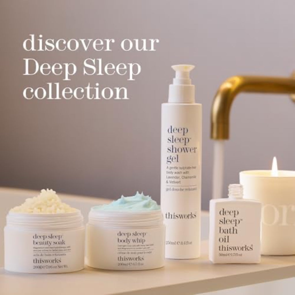This Works Deep Sleep Beauty Oil 150ml, Hydrating and Moisturising Face and Body Oil with Lavender, Camomile & Vetivert - New
