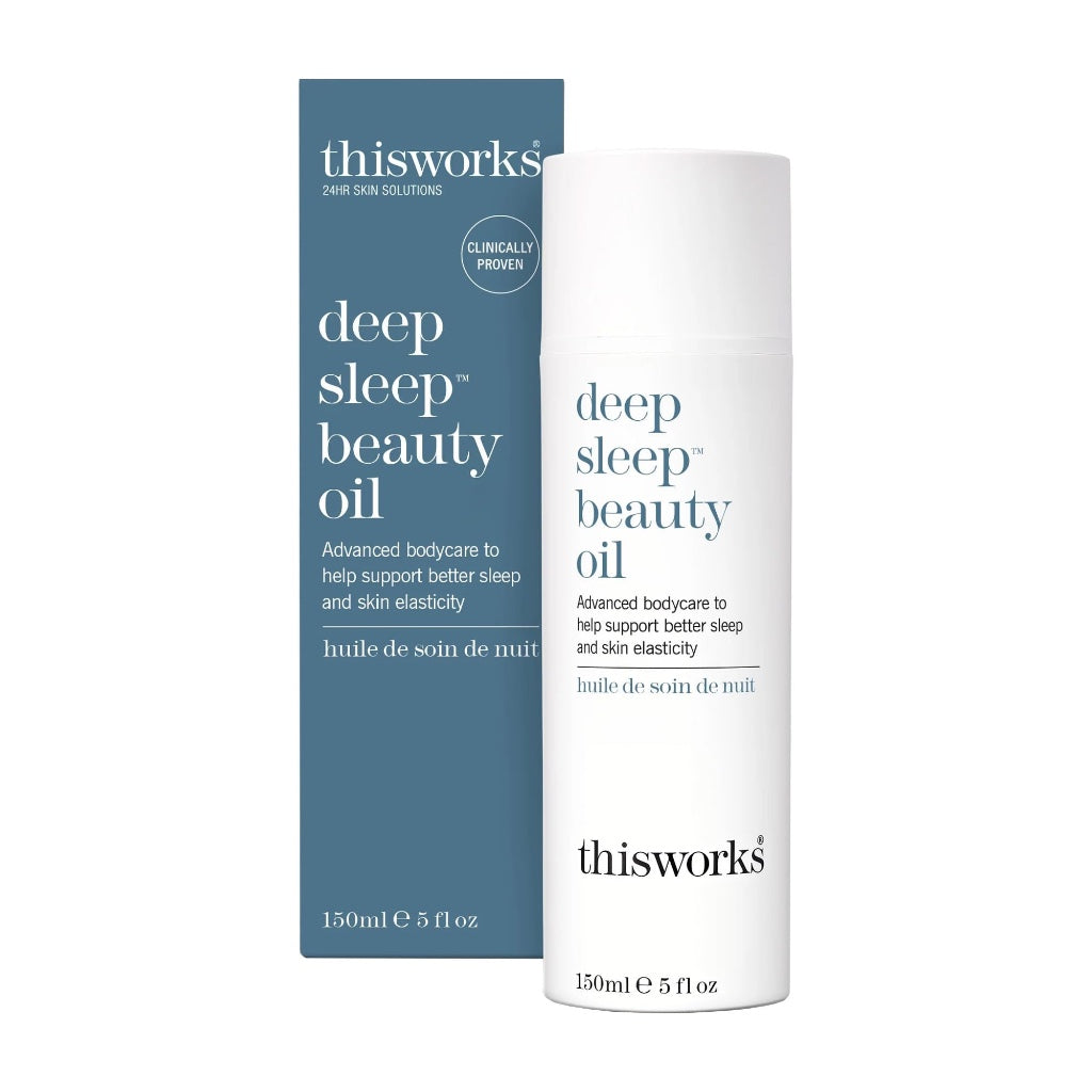 This Works Deep Sleep Beauty Oil 150ml, Hydrating and Moisturising Face and Body Oil with Lavender, Camomile & Vetivert - New