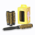 Olivia Garden Multibrush Curlers Kit - Size 25-4 Barrels of the Same Size & 1 Handle - Leave-In Barrels perfect for Curls and Volume - Damaged Box