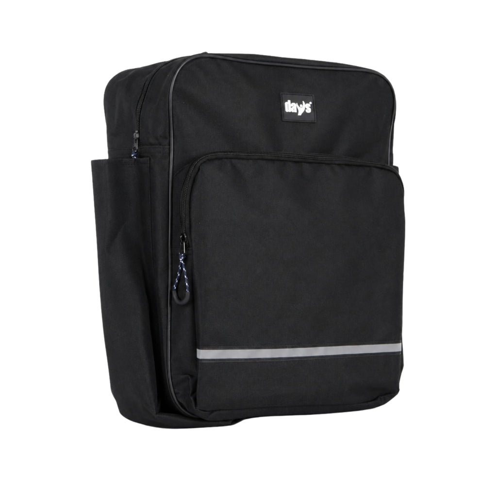 Days Scooter Crutch Bag - Waterproof Storage with Stick Pockets, Black Mobility Aid Accessory - New