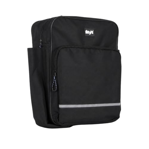 Days Scooter Crutch Bag - Waterproof Storage with Stick Pockets, Black Mobility Aid Accessory - New