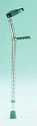 Days Paediatric Double Adjustable Elbow Crutches - Lightweight Aluminium - Improves Control & Mobility - Slip Resistant Ferrules - Very Good