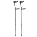 Days Paediatric Double Adjustable Elbow Crutches - Lightweight Aluminium - Improves Control & Mobility - Slip Resistant Ferrules - Very Good