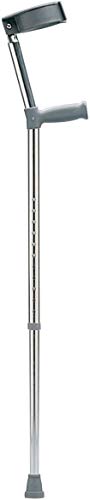 Days Paediatric Double Adjustable Elbow Crutches - Lightweight Aluminium - Improves Control & Mobility - Slip Resistant Ferrules - Very Good
