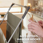 Vileda Sprint 3 Tier Clothes Airer - 20m Drying Space - Foldable Washing Line Rack - Damaged Box
