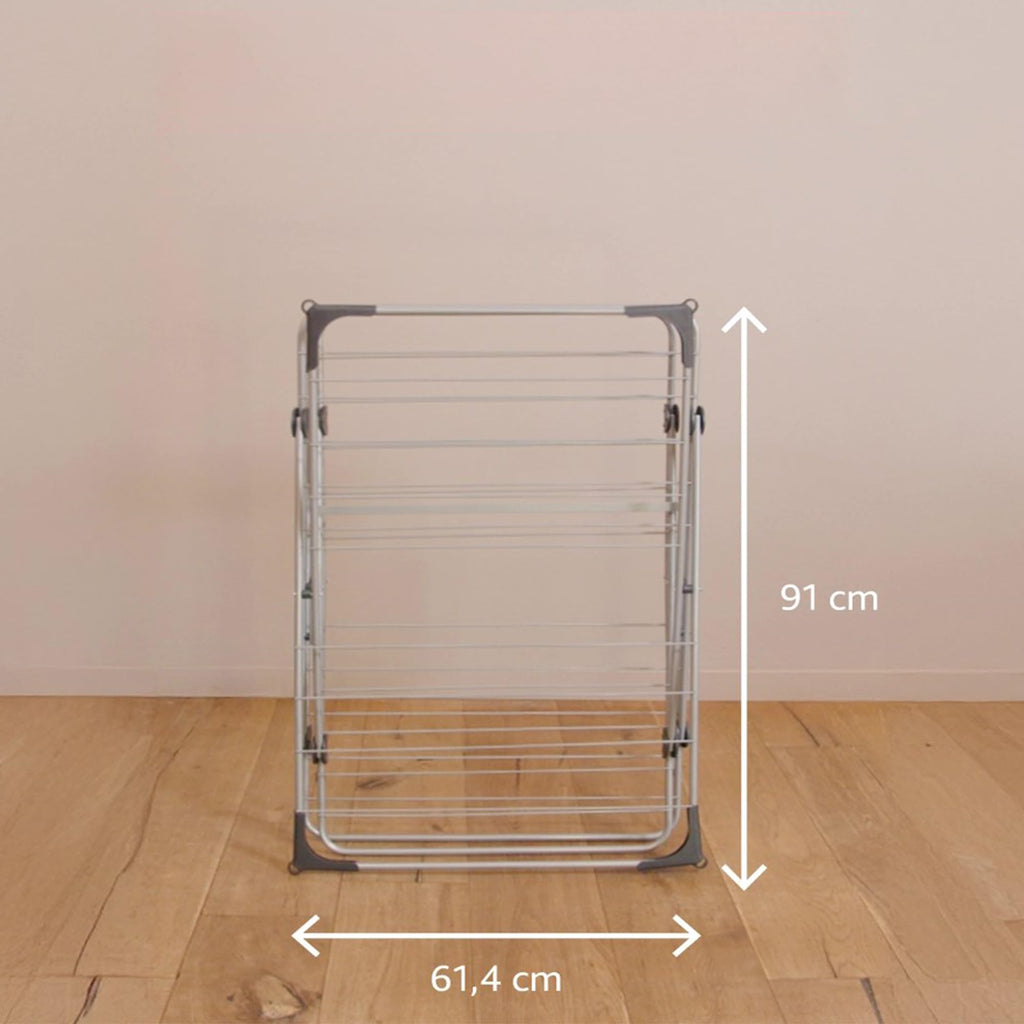Vileda Sprint 3 Tier Clothes Airer - 20m Drying Space - Foldable Washing Line Rack - Damaged Box