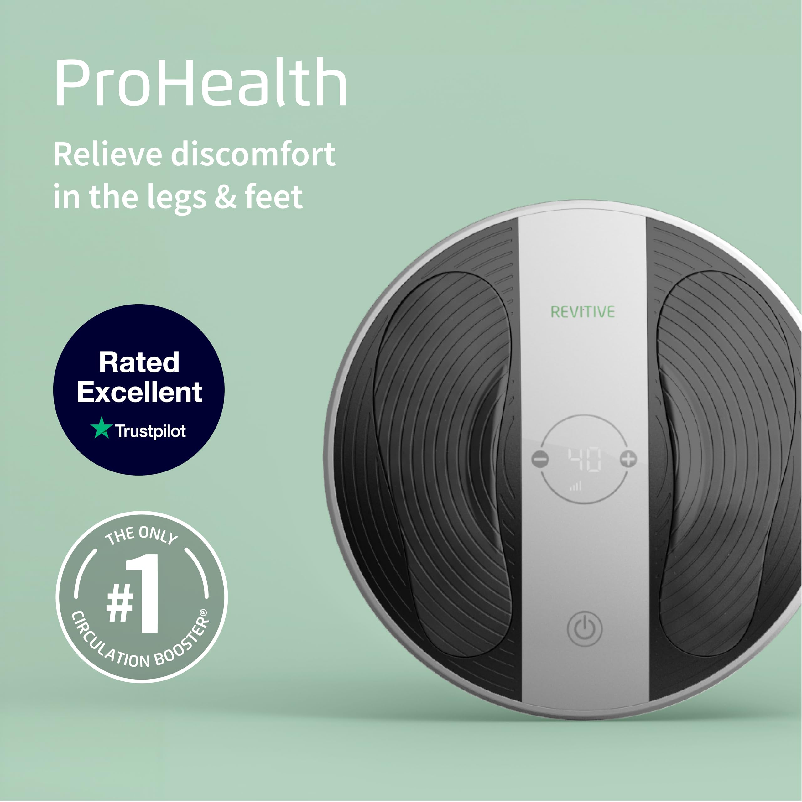 Revitive ProHealth Circulation Booster - Drug-Free Leg & Foot Ache Relief, Improves Circulation - Very Good
