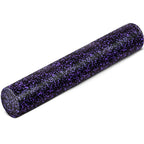 Yes4All High-Density EPP Round Foam Roller - 90cm Purple Speckled for Yoga Pilates Muscle Massage - New