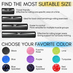 Yes4All High-Density EPP Round Foam Roller - 90cm Purple Speckled for Yoga Pilates Muscle Massage - New