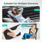Snailax Full Body Massage Mat with Heat - 10 Vibrating Motors, Neck Back Shoulder Lumbar Calf Relaxation Pad - Very Good