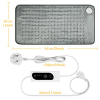 DIZA100 Electric Heating Pad - Auto Shut Off, Fast Heating, Machine Washable Soft Flannel Heat Pad for Body Relaxation - Damaged Box
