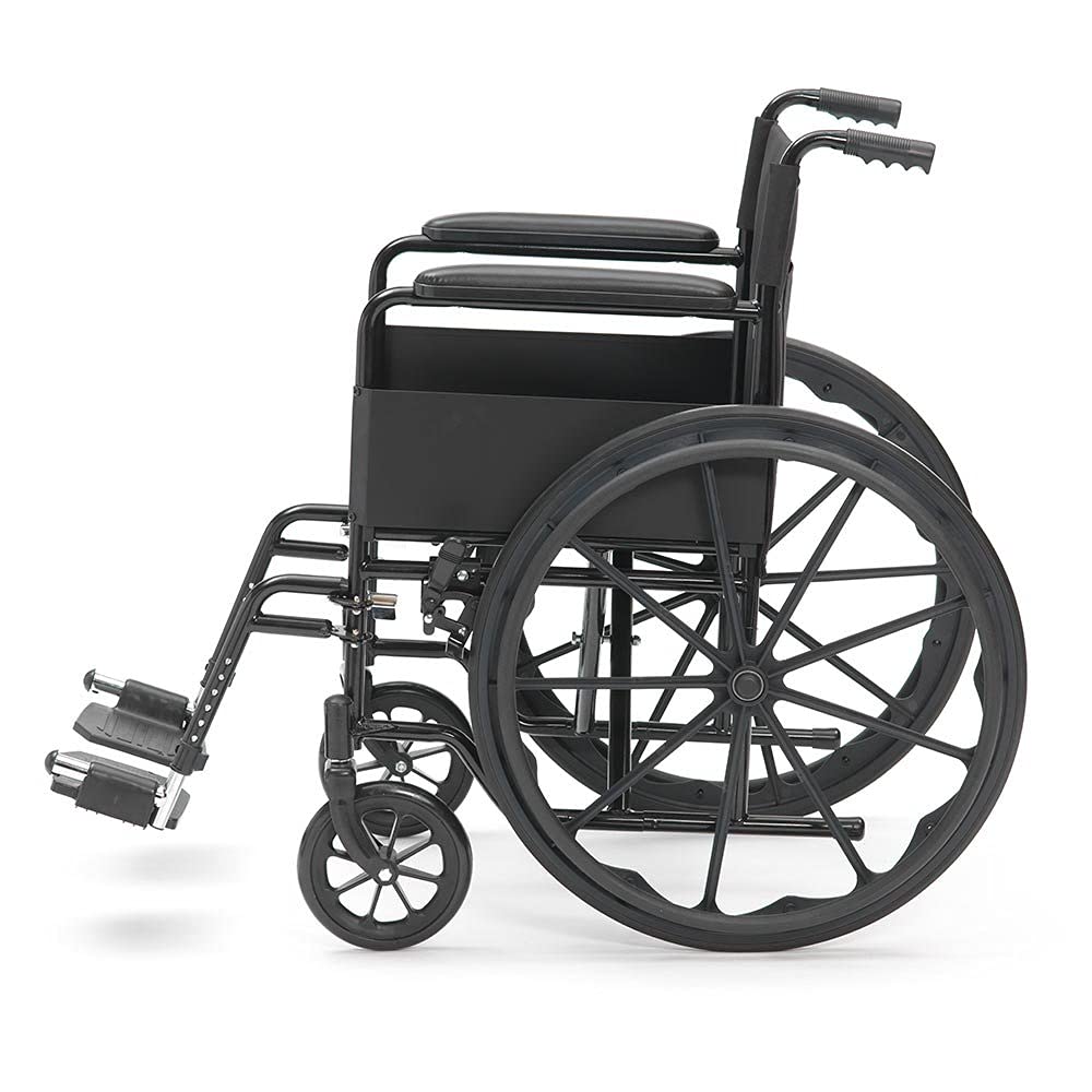 Drive Devilbiss Sport Self Propel Wheelchair - Folding, 24" Mag Wheels, Black - Very Good