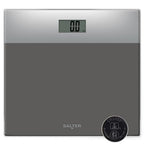 Salter Digital Bathroom Scale - Easy Read LCD, 180kg/28st, Step-On, Silver/Grey, Body Weight, Health & Beauty - Damaged Box