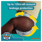 Pampers Baby-Dry Paw Patrol Nappies Size 6, 13-18kg, Monthly Pack, 164 Count, Up to 100% Leak-Free Night - Damaged Box