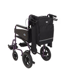 Days Wheelchair Bag with Crutch Pocket – Large Black Waterproof Mobility Scooter Accessory - New