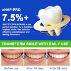 Hydroxyapatite Toothpaste - 7.5% Hydroxyapatite, Enamel Protection, Fluoride-Free, Gentle Mint, 240g 2-Pack - Damaged Box - BBE 03/2028