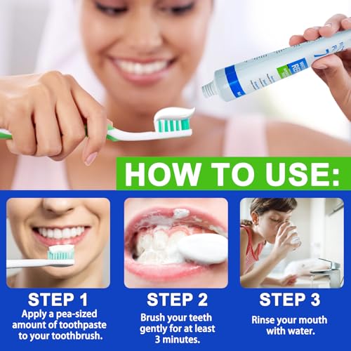 Hydroxyapatite Toothpaste - 7.5% Hydroxyapatite, Enamel Protection, Fluoride-Free, Gentle Mint, 240g 2-Pack - Damaged Box - BBE 03/2028