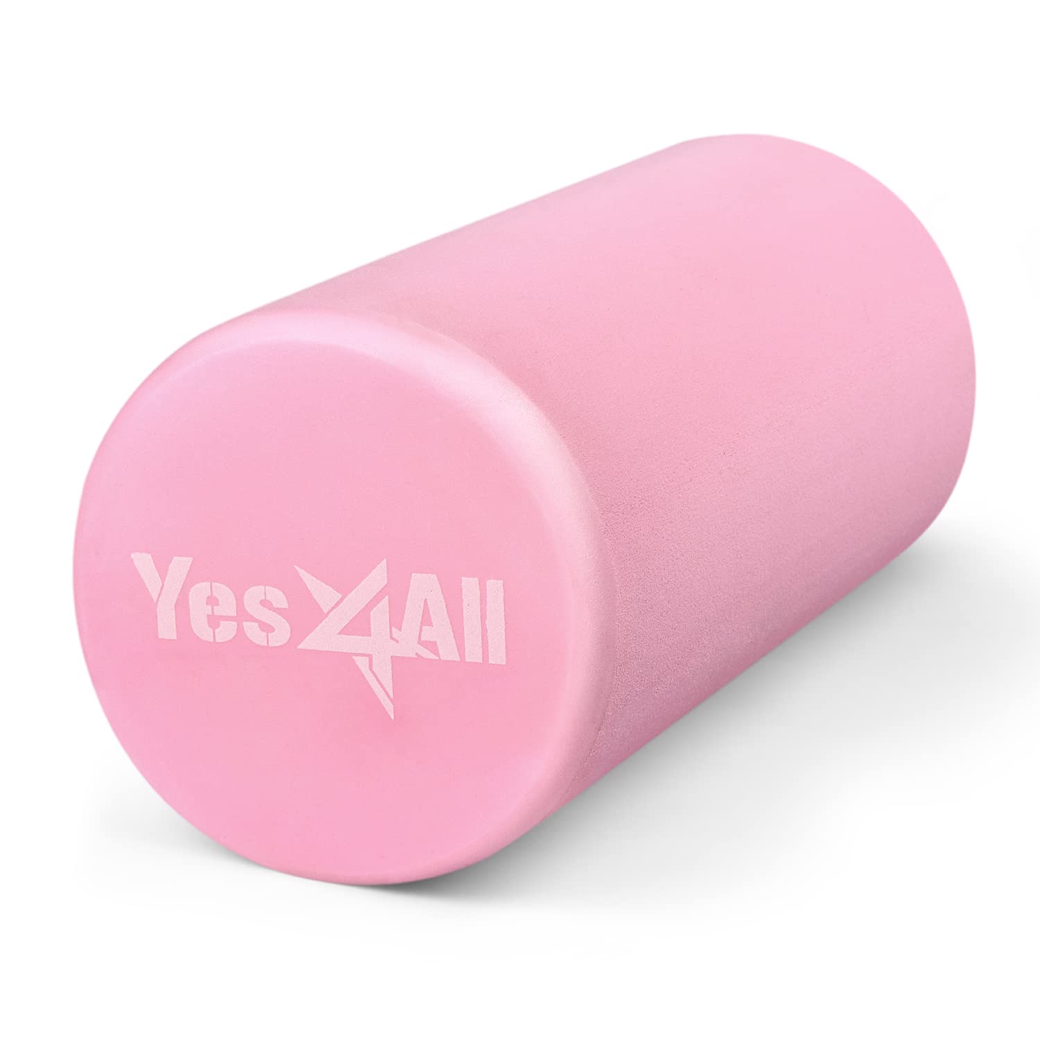Yes4All Foam Roller - Ultra Lightweight EVA Medium Density 45cm Pink for Back Legs Workouts Gym Pilates Yoga - New