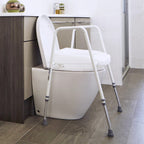 NRS Healthcare Mowbray Toilet Seat and Frame Lite - Standard Width, Pre-Assembled M66625 - Very Good