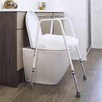 NRS Healthcare Mowbray Toilet Seat and Frame Lite - Standard Width, Pre-Assembled M66625 - Very Good