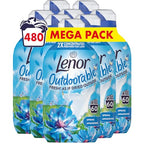 Lenor Outdoorable Fabric Conditioner 8x60 Washes Spring Awakening - Ultra Concentrated Laundry Softener - Damaged Box