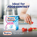 Regina Absorb Kitchen Roll 8 Rolls - 2-Ply Super Absorbent Paper Towel - New