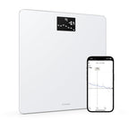 Withings Body Wi-Fi Smart Scale - Digital Bathroom Scales for Weight & BMI - App Sync via Bluetooth/Wi-Fi - White - Very Good
