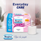 Regina Gentle Soft Toilet Tissue - 45 Rolls - 3-Ply - Bulk Pack - Damaged Box
