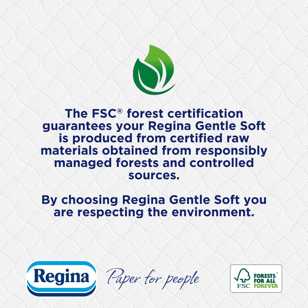 Regina Gentle Soft Toilet Tissue - 45 Rolls - 3-Ply - Bulk Pack - Damaged Box
