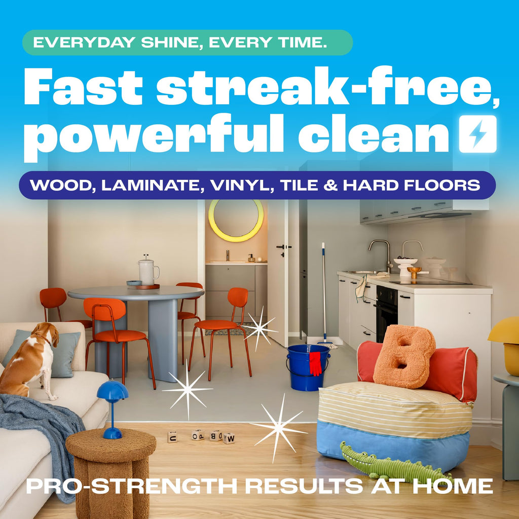 Dirtbusters Concentrated Hard Floor Cleaner Liquid 5L - Wood Laminate Vinyl Tile Multi-Surface Pet Safe - Clementine Fresh - Damaged Box