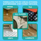Dirtbusters Concentrated Hard Floor Cleaner Liquid 5L - Wood Laminate Vinyl Tile Multi-Surface Pet Safe - Clementine Fresh - Damaged Box