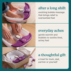 Homedics BubbleMate Foot Spa Massager - Keep Warm Function - Pedicure Relaxation - New