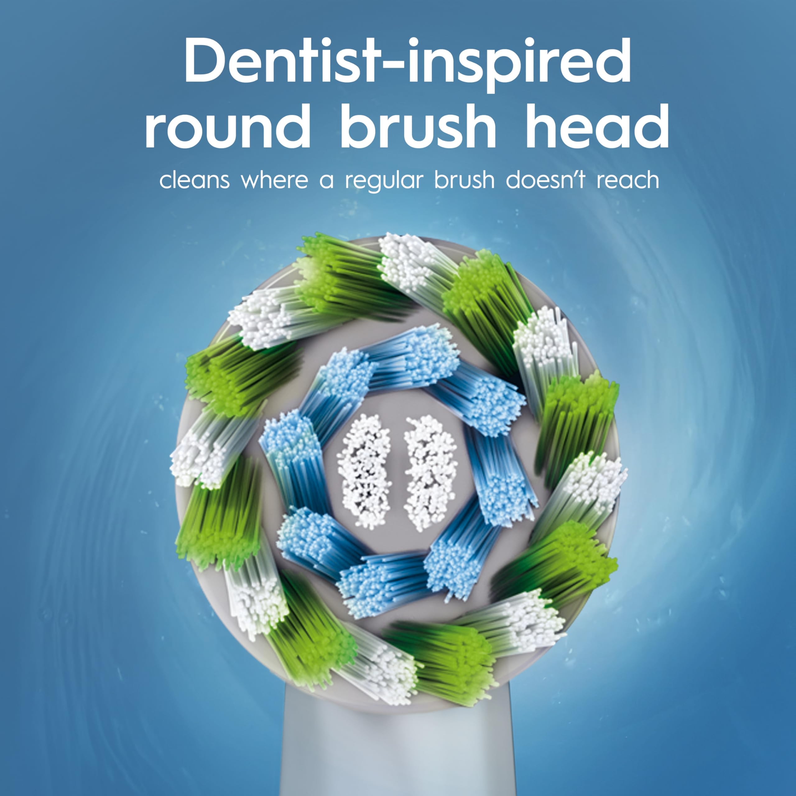 Oral-B Vitality Pro Electric Toothbrush for Adults - Blue - 1 Handle, 2 Heads, 3 Modes, Rechargeable, 2-Pin UK Plug - Damaged Box