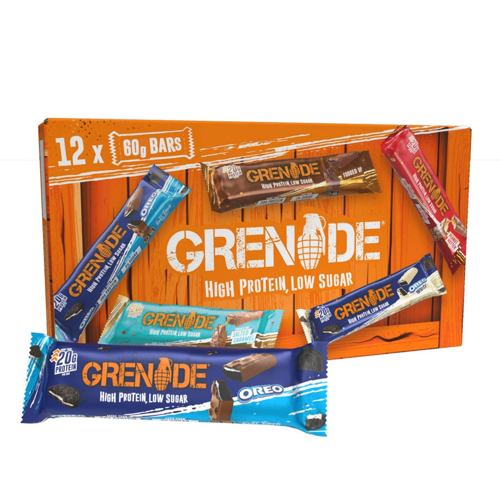 Grenade Selection Box Protein Bars, 12 x 60 g - New - BBE 07/2026
