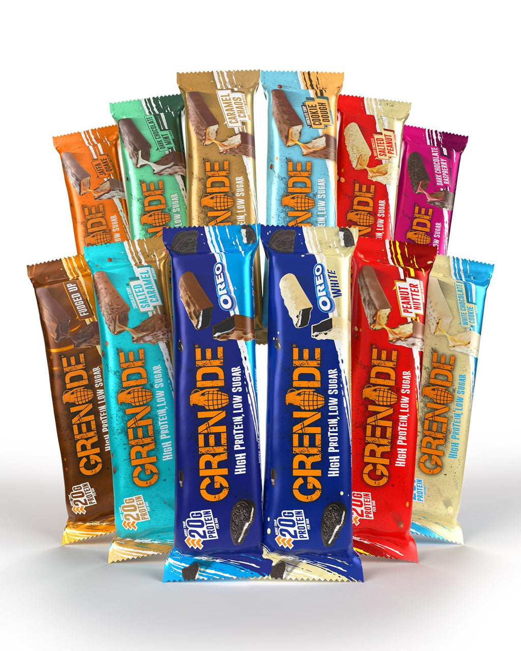 Grenade Selection Box Protein Bars, 12 x 60 g - New - BBE 07/2026