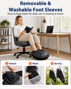 COMFIER Foot Massager - Shiatsu, Deep Kneading, Vibration, Rolling, Compression, Heat - Plantar Fasciitis Relief - Remote Control - Damaged Box