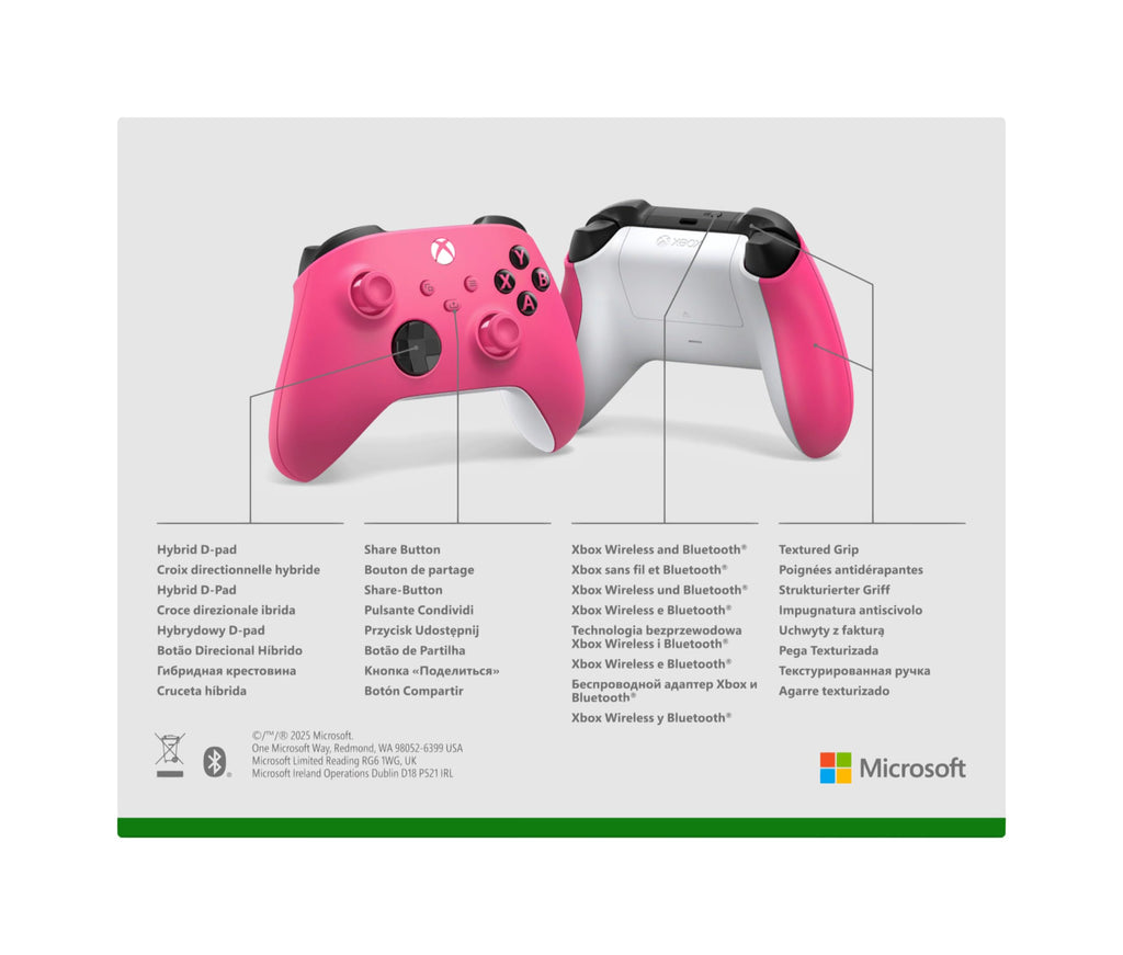 Xbox Wireless Controller - Deep Pink Series X|S, One, and Windows Devices - Like New
