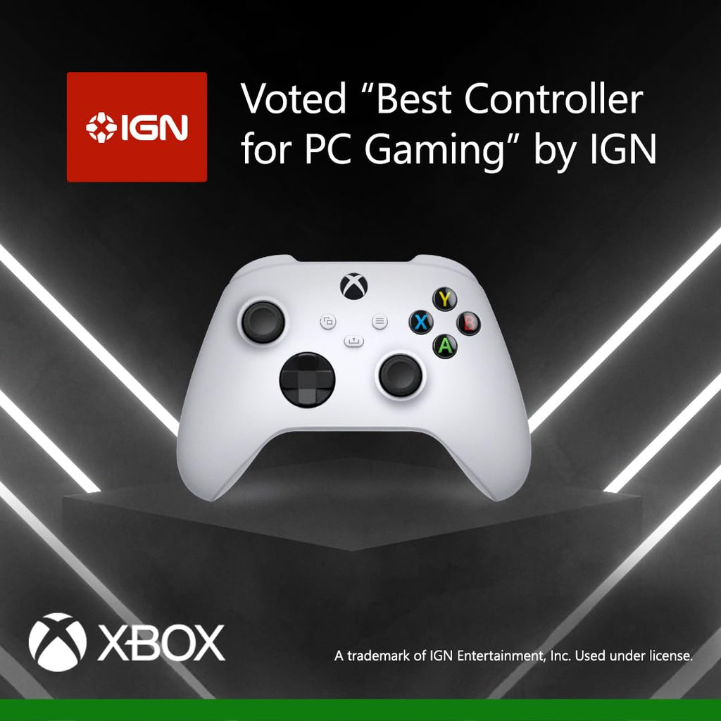 Xbox Wireless Controller - Robot White Series X|S, One, and Windows Devices - Like New