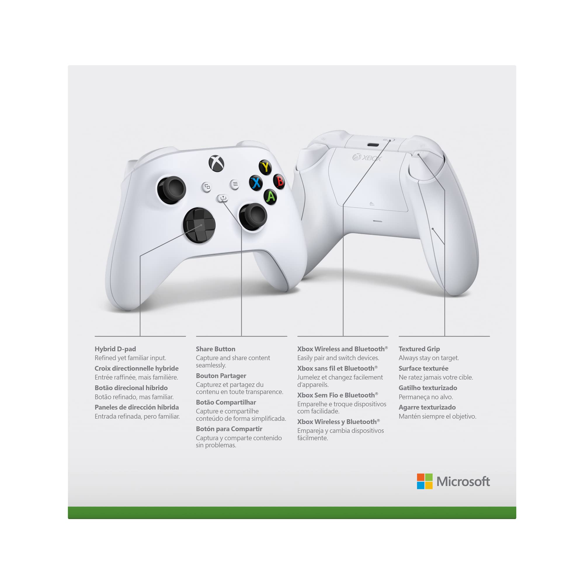 Xbox Wireless Controller - Robot White Series X|S, One, and Windows Devices - Like New