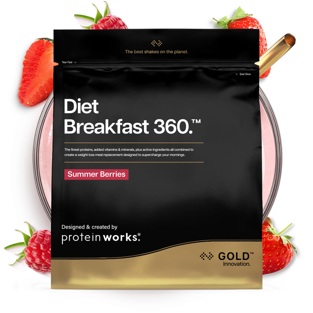 Protein Works | Diet Breakfast 360 - Gold, Summer Berries, 9 Servings, 500g - New - BBE 08/2027