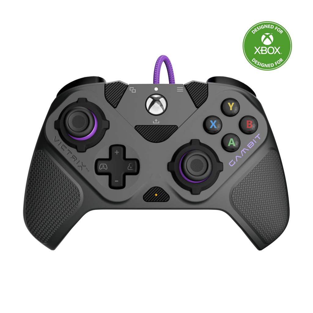 Turtle Beach Victrix Gambit Prime Wired Tournament Controller for Xbox Series X or S, Xbox One and Windows PC - Officially Licensed by Xbox, Swappable Thumbsticks, Remappable Buttons - Like New