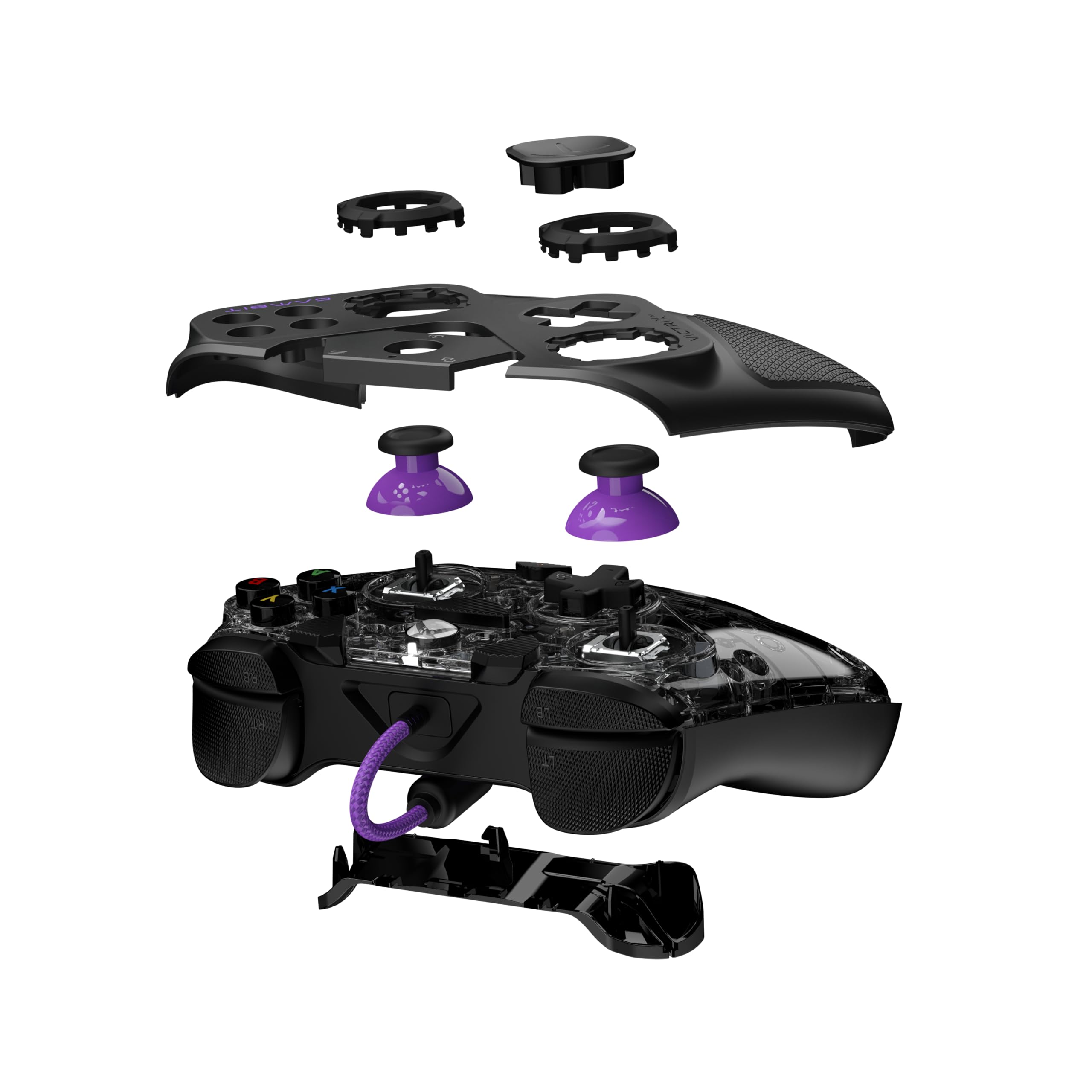 Turtle Beach Victrix Gambit Prime Wired Tournament Controller for Xbox Series X or S, Xbox One and Windows PC - Officially Licensed by Xbox, Swappable Thumbsticks, Remappable Buttons - Like New