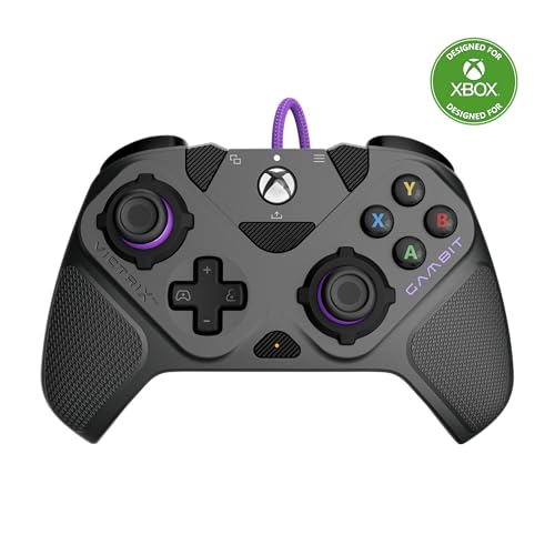 Turtle Beach Victrix Gambit Prime Wired Tournament Controller for Xbox Series X or S, Xbox One and Windows PC - Officially Licensed by Xbox, Swappable Thumbsticks, Remappable Buttons - Like New