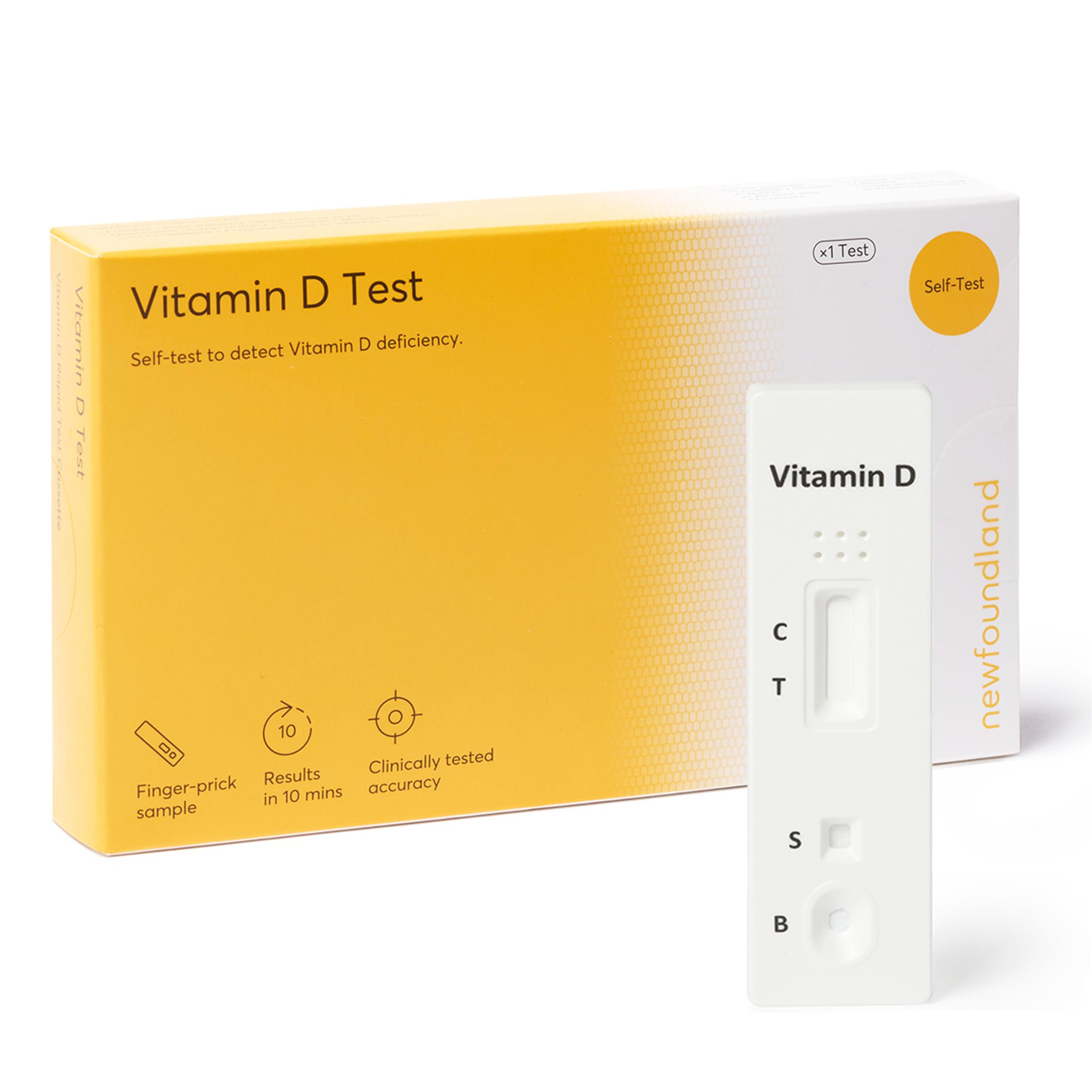 KP Pharma Vitamin D Test Kit - At Home UV Deficiency & Insufficiency Level Check - Clinically Tested CE Certified - 2 Pack - New - BBE 05/2026