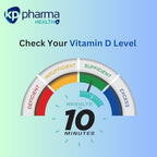 KP Pharma Vitamin D Test Kit - At Home UV Deficiency & Insufficiency Level Check - Clinically Tested CE Certified - 2 Pack - New - BBE 05/2026
